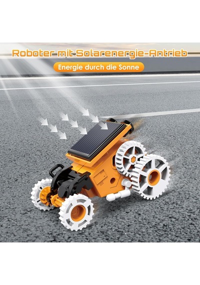 Acelife 7'si 1 Arada Güneş Enerjili Robot Kiti, 8-12 Yaş Çocuklar Için Stem Eğitim Oyuncağı, Yapı Kiti Eğitici Oyuncaklar