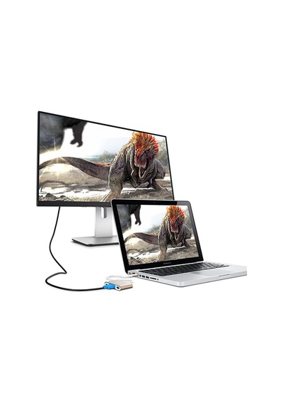 Sl-usb-c66 Type-c To Vga+usb3.0+pd Kablo