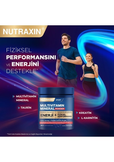 Multivitamin Mineral Complex 12 Temel Mineral İçeren Günlük Destek 300g Vegan Şekersiz Ve Glutensiz