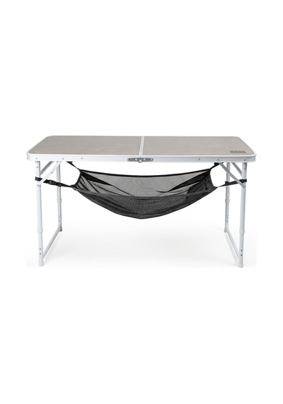 Masa Altı Saklama Filesi, Kamp Piknik Outdoor İçin Masa Altı Kamp Malzemeleri Eşya Depolama, Düzenleyici Organizer Kese Hurç File - Xl - 80x40 Cm - Gri