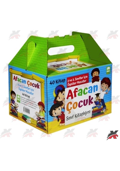 Afacan Çocuk 40 Kitaplık Set 2. Ve 3.Sınıflar Için Hikaye Masal K
