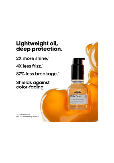 L'oréal Professionnel Serie Expert Metal Detox Oil Konsantre Saç Bakım Yağı 50 Ml - Parlaklık Ve Kırılma Karşı
