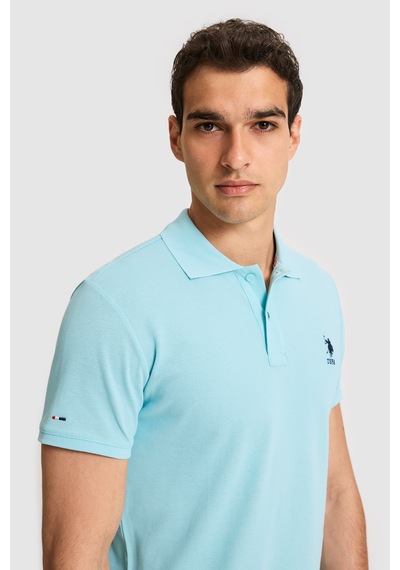 U.S. Polo Assn. U.s. Polo Assn. Erkek Aqua Tişört Basic 50322304-vr007