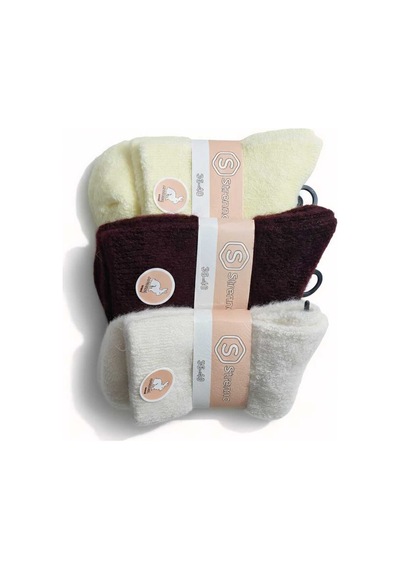 Angora Yün Tavşan Yünü Çorap Asorti 3'lü Set Set 2