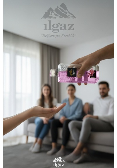 Ilgaz Japon Kiraz Çiçeği Kolonyası 2'li Set 80 Derece 400 Ml Elegance Series