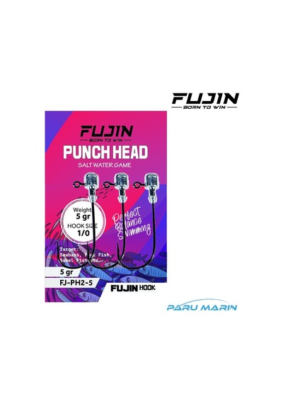 Fujin Punch Head Fj-Ph  1/0 Jighead 5 Gr.
