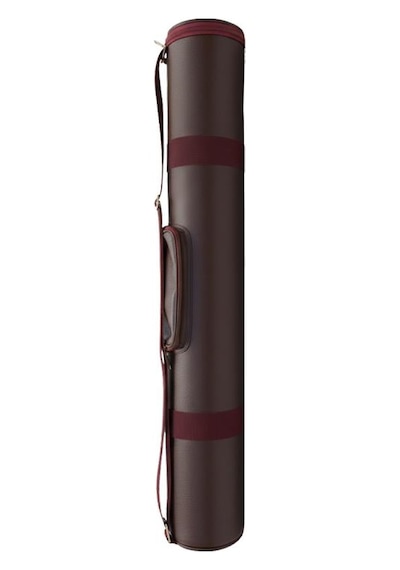 Yuga Suni Deri Proje Tüpü Cepli 10,5 Cm Bordo