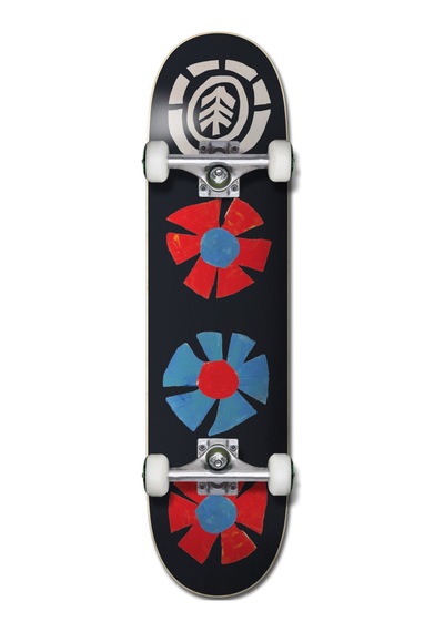 Element 775 Day Flower Unisex Skateboard Complete Set Ast Çok Renkli