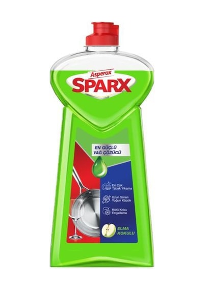 Asperox Sparx Sıvı Bulaşık Deterjanı Elma 1200 Ml