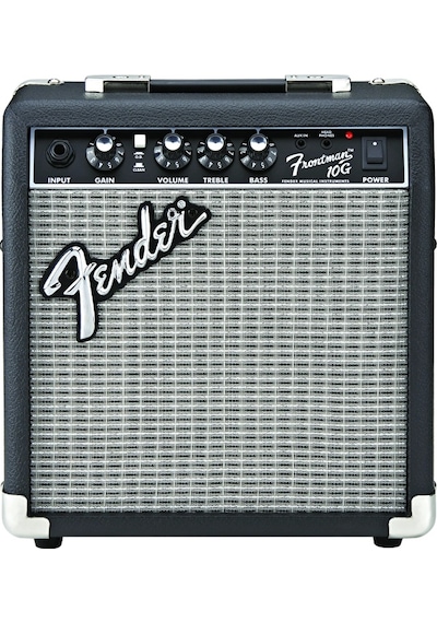 Fender 2311006900 Frontman 10g Elektro Gitar Amfisi 10 Watt Güç Ev Çalışmaları İçin İdeal Overdrive Kanalı Ve Kulaklık Çıkışı