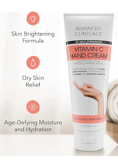 Advanced Clinicals Vitamin C Nemlendirici El Kremi 237ml