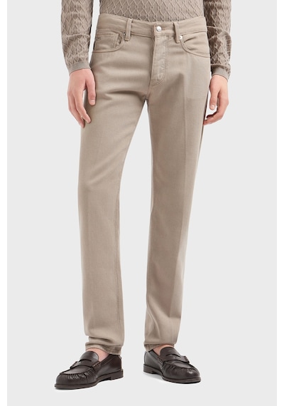 Emporio Armani Erkek Kot Pantolon Em000668 Af12631 U6167 Bej Bej