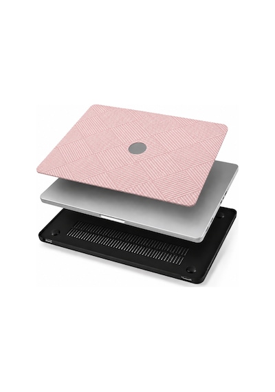 Macbook Air 13.6 Kılıf M2-m5 A2681 A3113 A3240 A3449 Sert Hard Case Bej