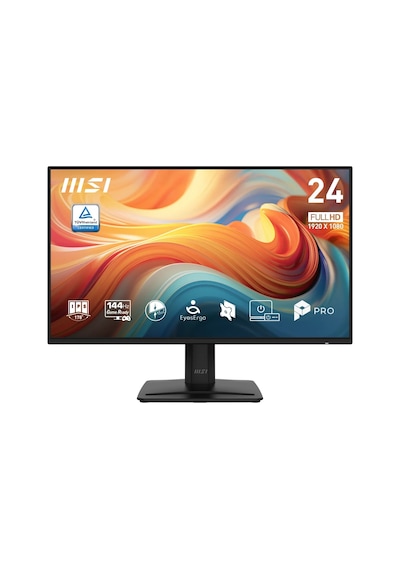 Msı Pro Mp242 E14a 23.8 1920x1080 Fhd 144hz 4ms Hdmı Vga Dp Rj45 Hdr Ready Adaptive Sync Ips Monitör