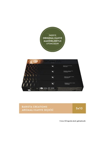 Barista Creations Aromalı Kahve Seçkisi 50 Kapsül Diğer