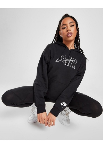 W Nsw Air Flc Hoodie siyah