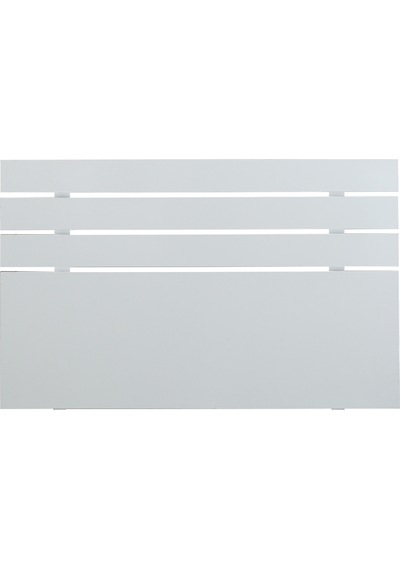 Pasifichome Huga Çift Kişilik Beyaz Yatak Başlık 140 Cm / 140 Cm Baza Başlık