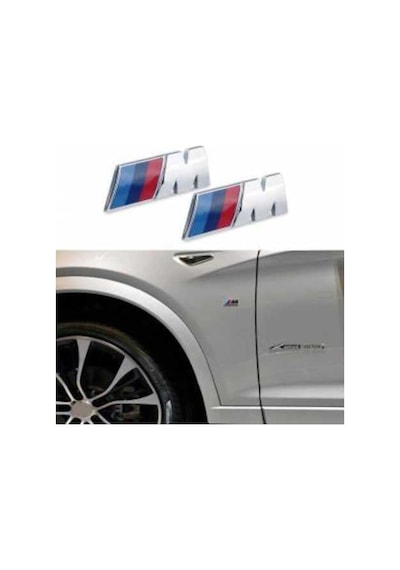 Bmw ///M Logo Küçük Çamurluk Arması Bmw Logo - M Logo - 1 Adet