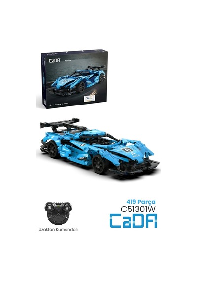Cada Uzaktan Kumandalı Helios Spor Araba 419 Parça Oyuncak Yapım Seti Blok Araba Ffcada-c51301w Cada Uzaktan Kumandalı Helios Spor Araba 419 Parça Oyuncak Yapım Seti Blok Araba Ffcada-c51301w