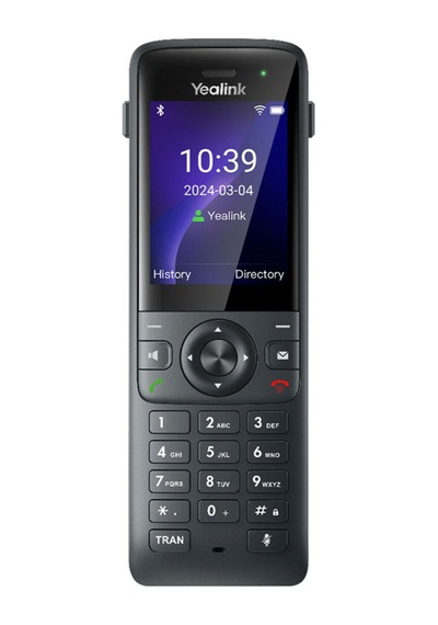 Yealınk Ax83h, Wifi, Dect, Kablosuz Ip Telefon, Siyah, 2.4" Renkli Ekran, Bluetooth, 9 Saat Kon