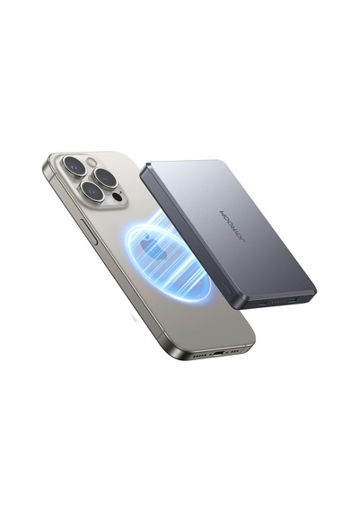 Jr-pbm08 Pro 20w Manyetik Kablosuz Güç Bankası 10000mah Siyah Diğer