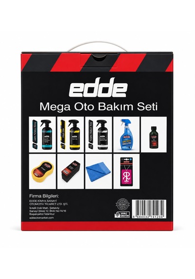 Edde 9'lu Araba Araç Oto Mega Oto Bakım Seti 9 Parça Ürün