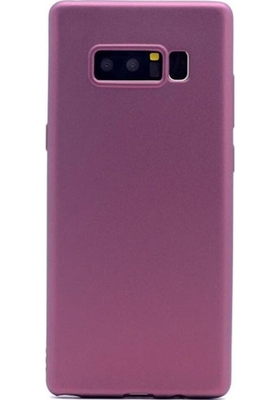 Jopus Galaxy Note 8 İle Uyumlu Soft Silikon Kılıf Mürdüm