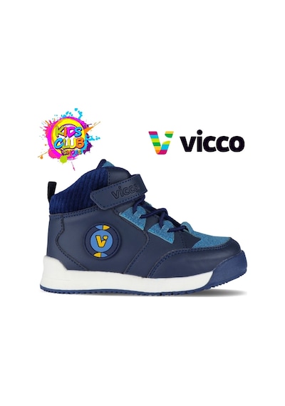 Vicco Hippi Phylon Kauçuk Taban Ortopedik Çocuk Bot Lacivert