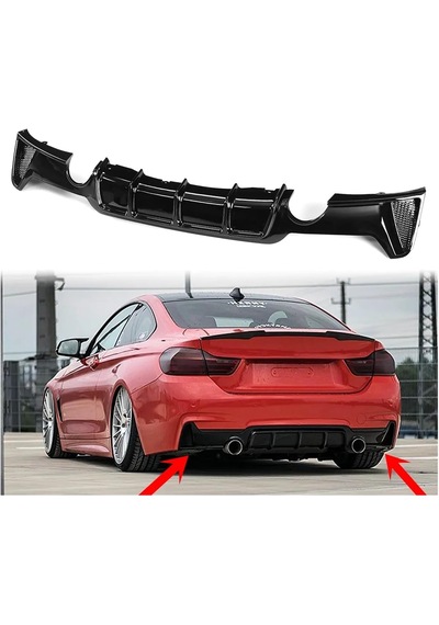 Bmw F32 2014-2019 Coupe Sag-sol Tek Çıkış Arka Difüzör