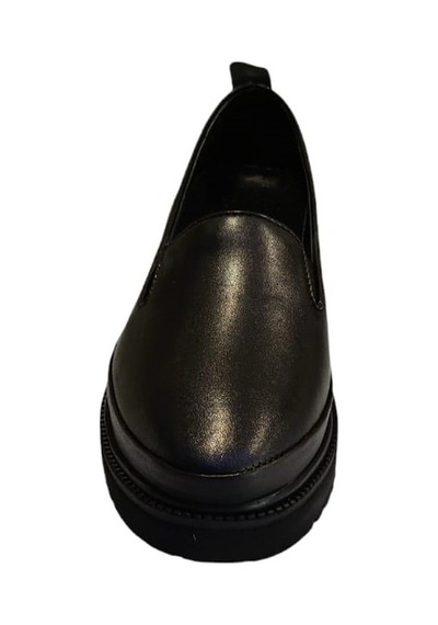 Castle Black 24602 Kadın Hakiki Deri Casual Ayakkabı Siyah