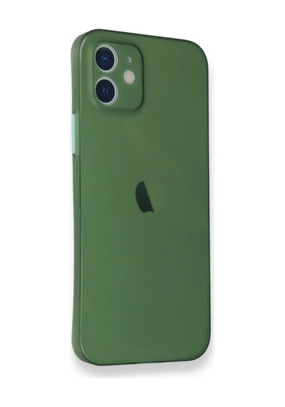 Apple iPhone Uyumlu 12 Mini Kılıf Pp Ultra İnce Kapak - Yeşil