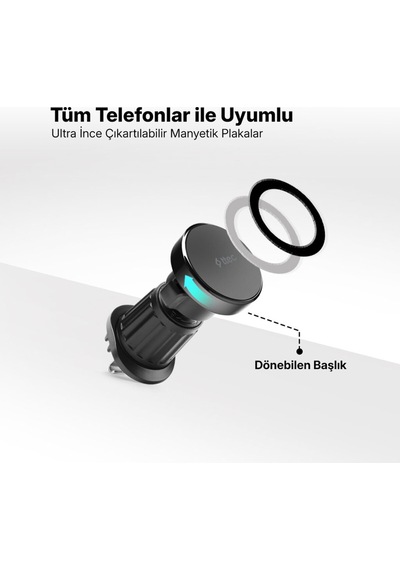 Ttec 2TT37 EasyDrive Pro Araç İçi Telefon Tutucu