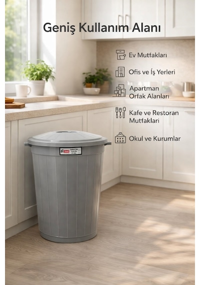 Battal Çöp Kovası 50 Lt