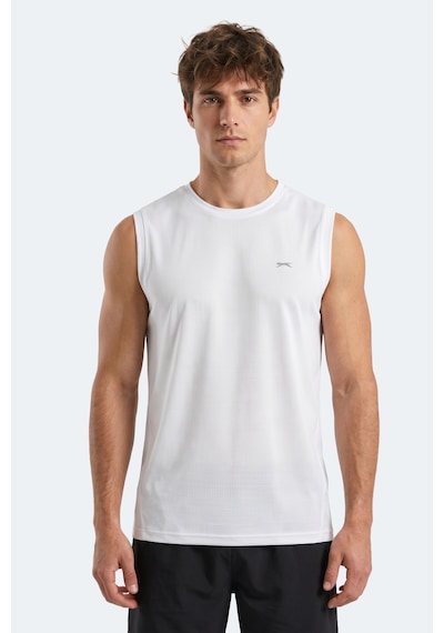 Slazenger Herofıt Erkek Kolsuz Beyaz Atlet