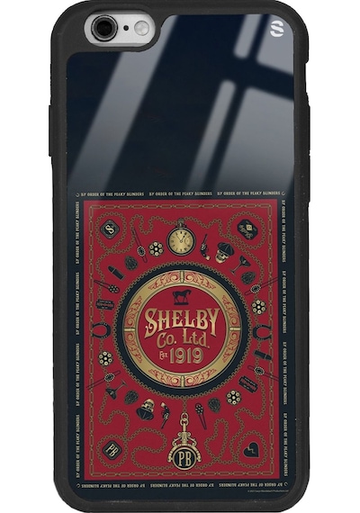 Apple Uyumlu iPhone 6 Plus - 6s Plus Peaky Blinders Shelby Co. Tasarımlı Glossy Telefon Kılıfı Çok Renkli