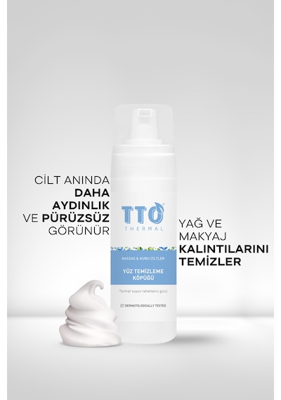 Tto Thermal Mini Yüz Temizleme Köpüğü 100 Ml Seyahat Boy