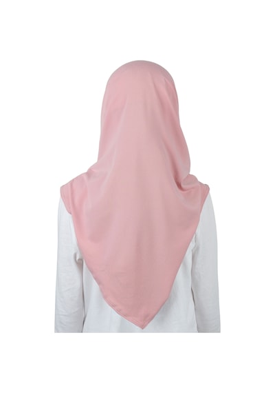 Pratik Hazır Geçmeli Boneli Çocuk Şal Pembe Pembe