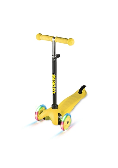 Sarı 3 Tekerlekli Led Işıklı Scooter