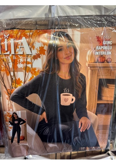 Lila İç Giyim Ev Şıklığı Ve Konfor Bir Arada: Fitilli İnterlok Kadın Pijama Takımı Koleksiyonu Antrasit Lila İç Giyim Ev Şıklığı Ve Konfor Bir Arada: Fitilli İnterlok Kadın Pijama Takımı Koleksiyonu Antrasit