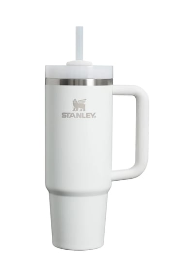 Stanley Quencher H2.0 Flowstate 0.89 L Pipetli Çelik Termos Beyaz