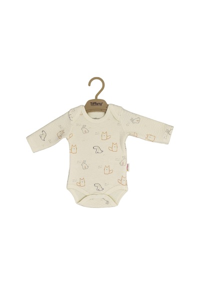 Tiffany Baby & Kids Tiffany Baby Cats And Dog Theme Uzun Kol Badi 2420011 Ekru