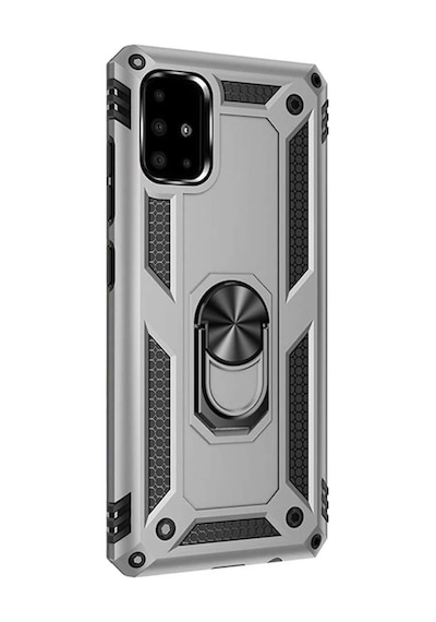 Samsung Galaxy Uyumlu M51 Kılıf Tank Koruma Vega Standlı Yüzüklü Mıknatı (510451028)