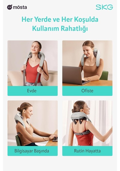 H5 Mini Taşınabilir Omuz Ve Boyun Masaj Aleti, Shiatsu Yoğurma Fonksiyonu, Isıtmalı Masaj, Yıkanabilir Kumaş, Kablosuz Tasarım, Type-c Şarjlı, Ev/ofis/araba Kullanımına Uygun H5 Mini Taşınabilir Omuz Ve Boyun Masaj Aleti, Shiatsu Yoğurma Fonksiyonu, Isıtmalı Masaj, Yıkanabilir Kumaş, Kablosuz Tasarım, Type-c Şarjlı, Ev/ofis/araba Kullanımına Uygun