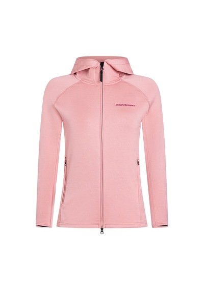 Peak Performance Peak Performance Kadın Fleece Polar Chill Light Pembe Kapüşonlu 30181 Pembe