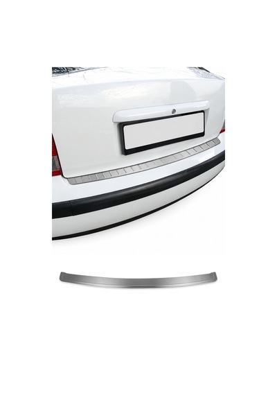 Vw Passat B5 Variant Sedan 1996-2005 Uyumlu Krom Arka Tampon Eşiği Paslanmaz Çelik Taşlı Mat