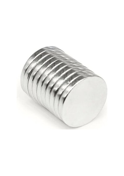 30 Adet 8x1mm Yuvarlak Neodyum Mıknatıs Magnet, Buzdolabı Magneti Mıknatısı