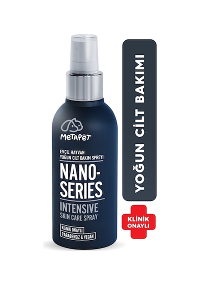 Metapet Nano Series Köpek Kedi Tüm Evcil Hayvanlar İçin Yoğun Cilt Bakımı Spreyi Yara Göz Kulak Ağız Temizleyici 150 ML
