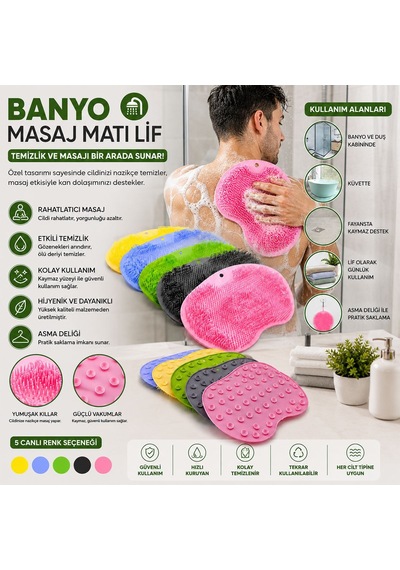 Banyo Matı Lif 28x100 Cm Diğer