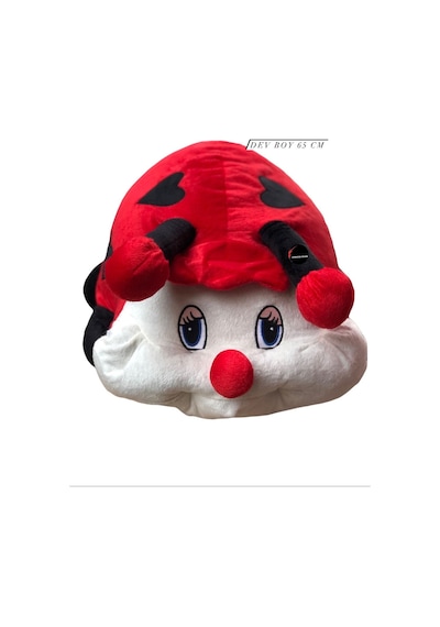 Uğur Böceği Peluş Dev Boy 65 Cm Kırmızı