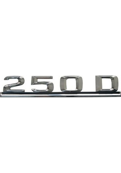 MERCEDES W124 250D BAGAJ YAZISI 1248171415